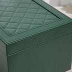 Large PU Leather Jewelry Box with Lock