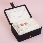 Small Velvet 3 Layer Jewelry Box