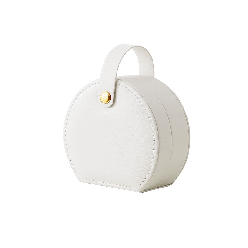 Small Travel PU Leather Jewelry Box