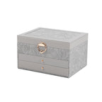Floral Large Jewelry Box with Drawers