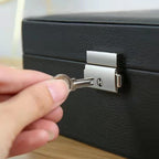 Jewelry Box with Necklace Hooks and Ring Slots