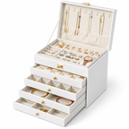 Large Jewelry Box with Drawers