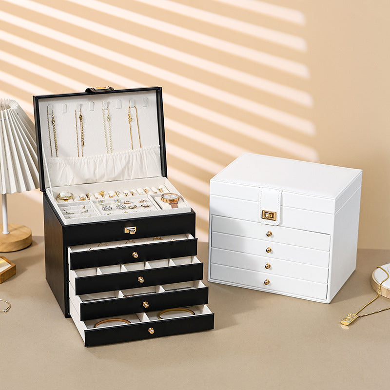 Large Jewelry Box with Drawers