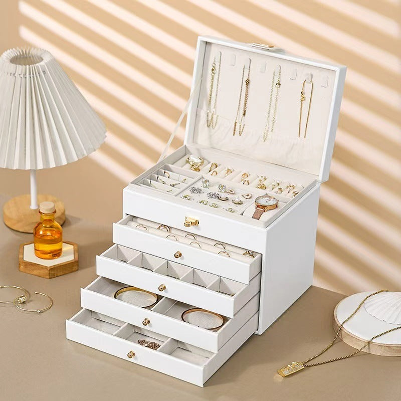 Large Jewelry Box with Drawers