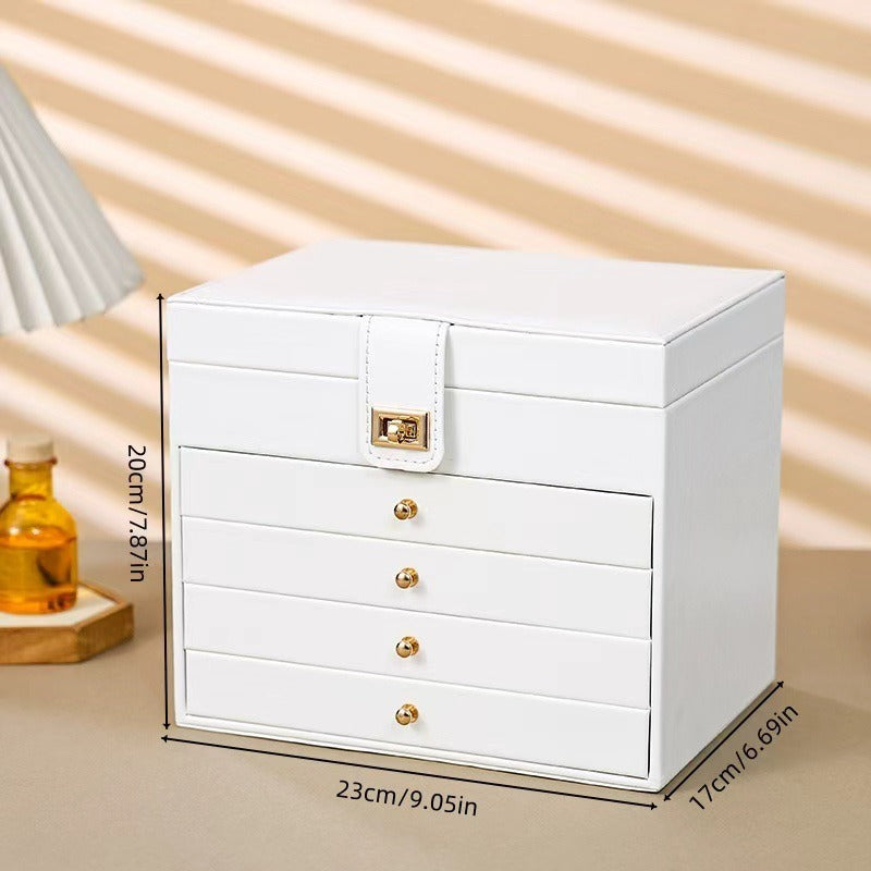 Large Jewelry Box with Drawers