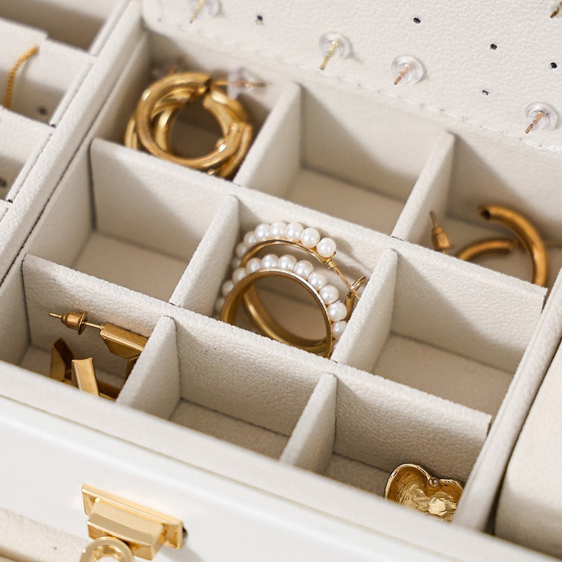 Large Jewelry Box with Drawers