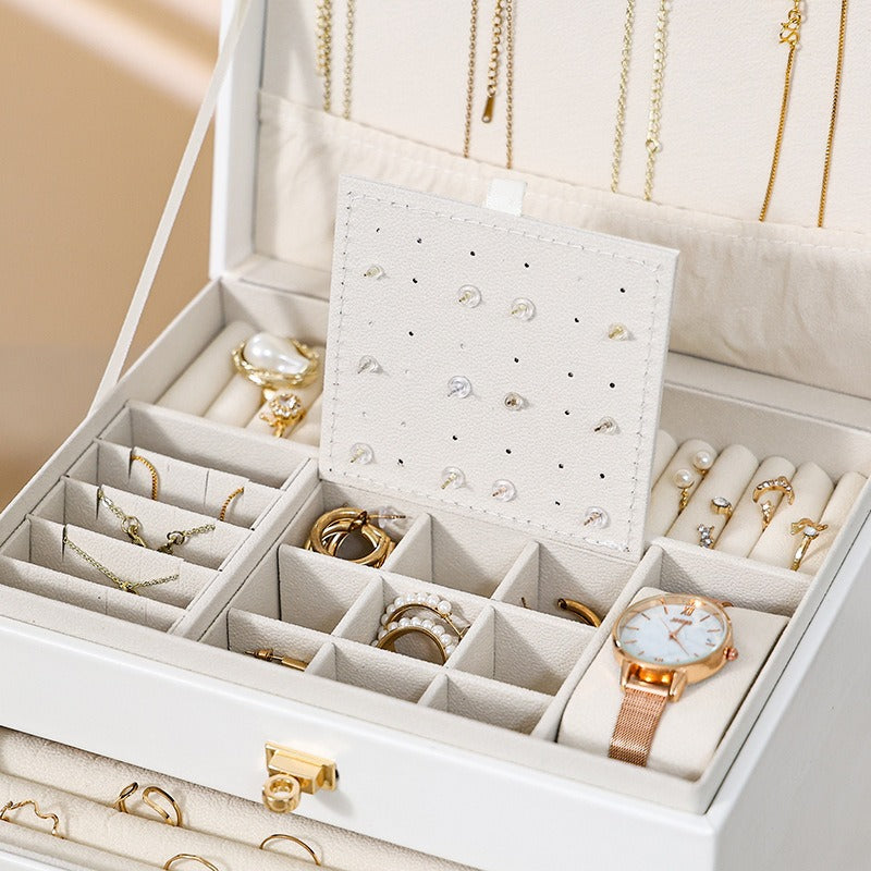 Large Jewelry Box with Drawers