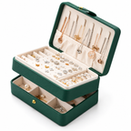 Small Travel 3 Layer Jewelry Box