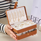 Small Travel 3 Layer Jewelry Box