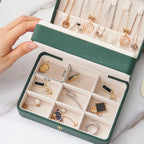 Small Travel 3 Layer Jewelry Box