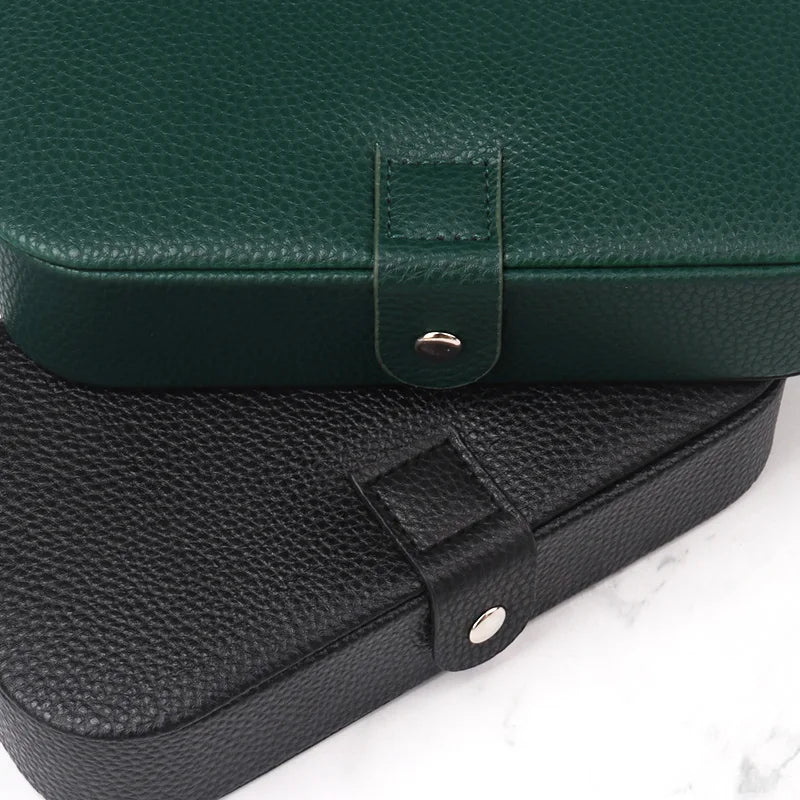 Small Travel Leather Jewelry Box